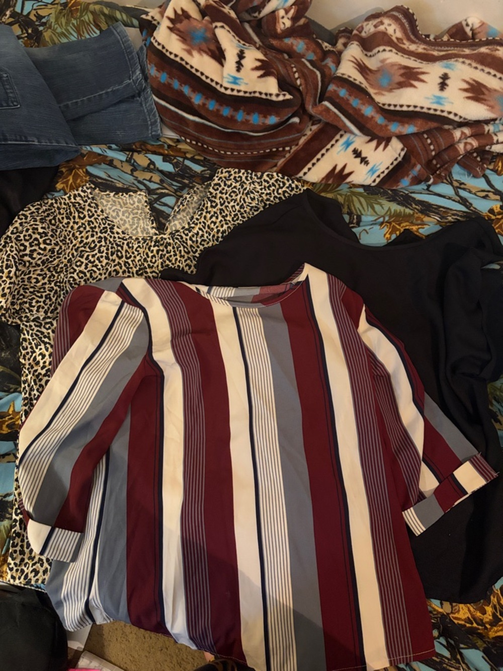 3 women’s blouses all fit like a medium